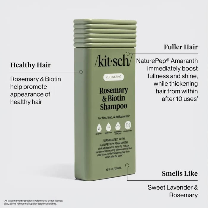 Kitsch Rosemary & Biotin Volumizing Shampoo