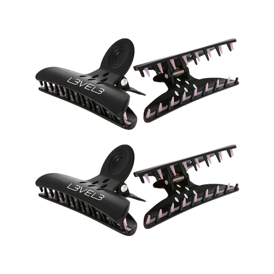 L3VEL3 HAIR CLAW CLIPS - 4 PACK - Palms Fashion Inc.