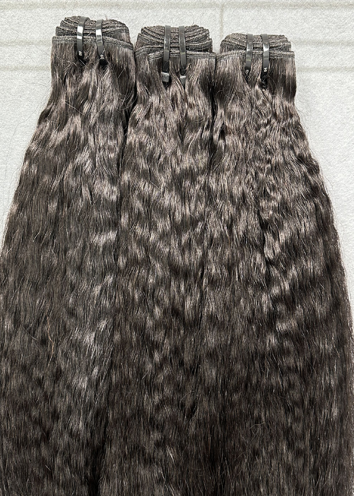 Lady Royal 12A Virgin Hair Kinky Straight 18" 1B