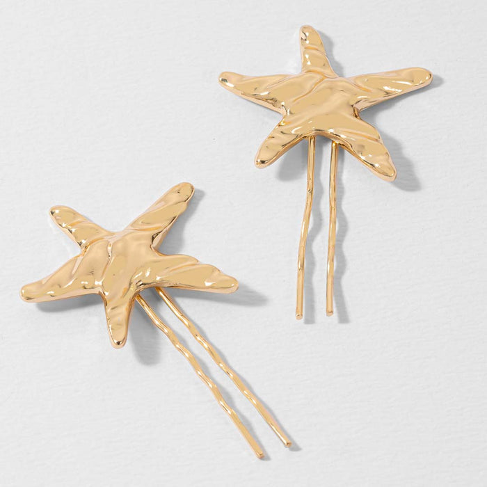 Léa Hair Pins - Set of 2 - Gold