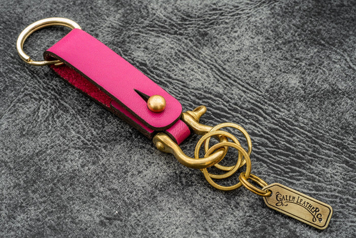 Leather Key Fob - California