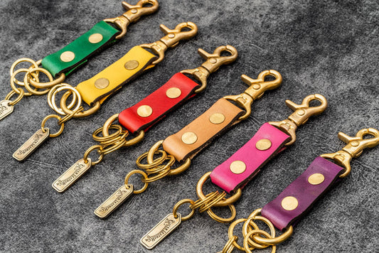 Leather Keychain - Alaska