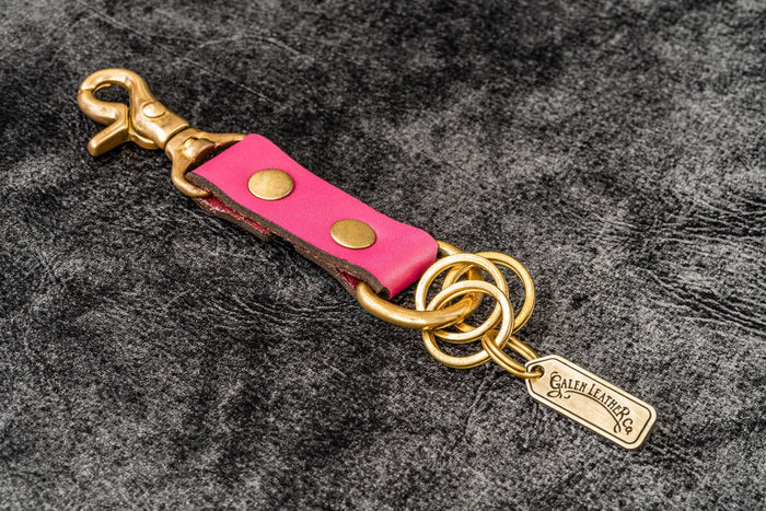 Leather Keychain - Alaska