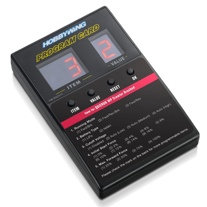 LED Program Card General Use for Cars Boats and Air