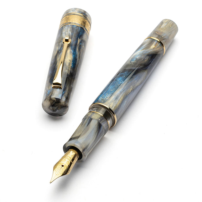 Leonardo MZG 2.0 Fountain Pen - Orchidea Blue GT #6