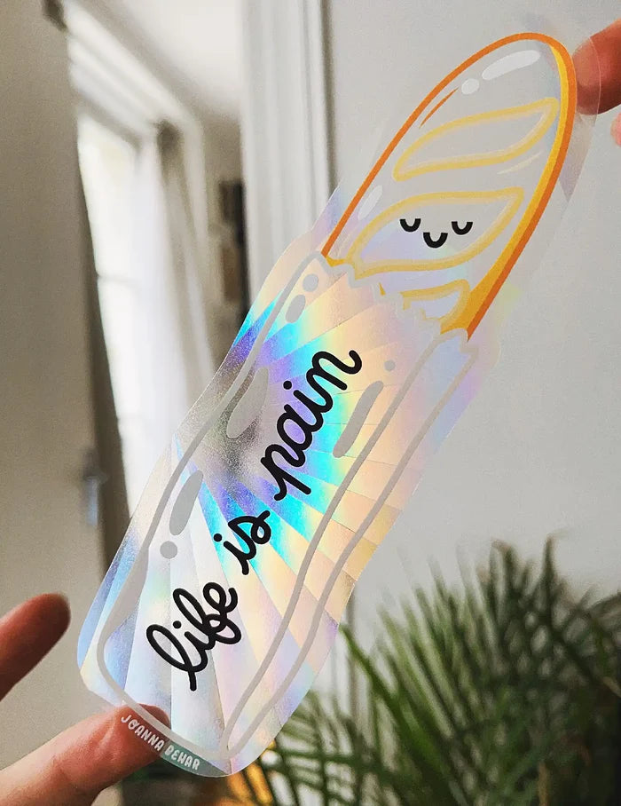 Life is pain Suncatcher Decal