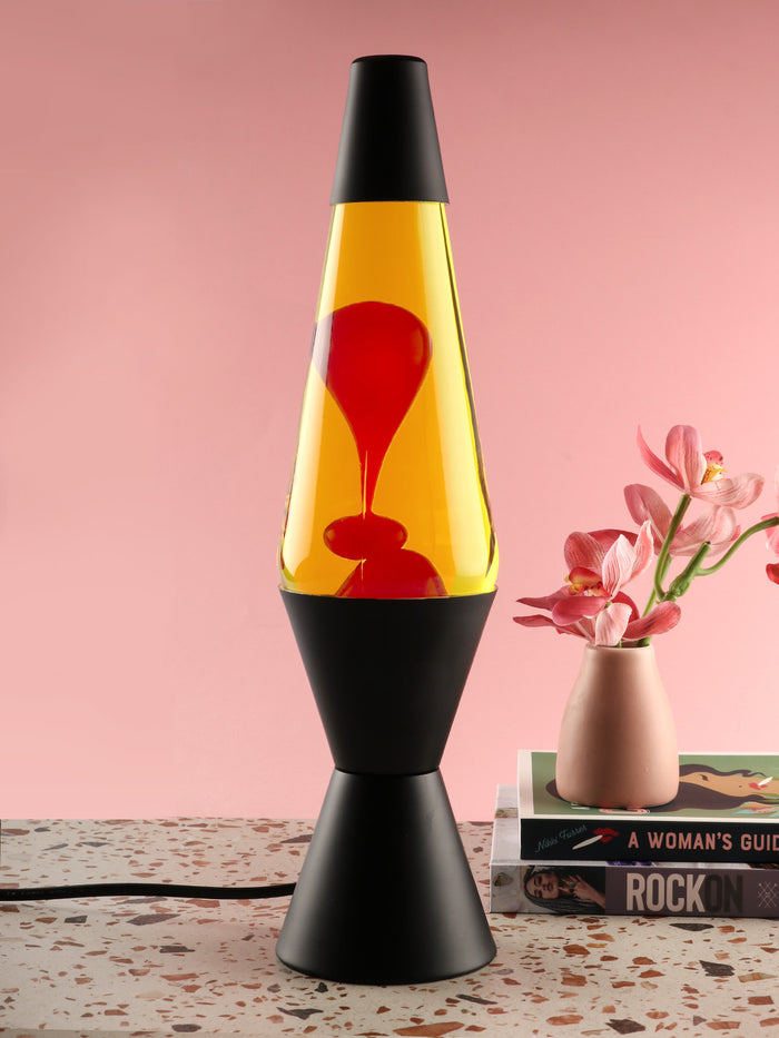 Liquid Lamp Black / Yellow / Red | One Colour-Image 1