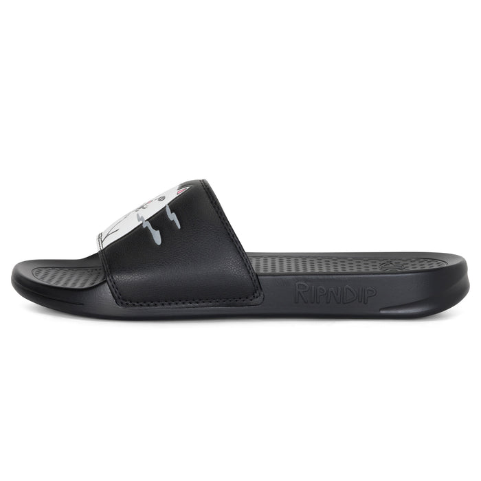 RIPNDIP Lord Smokey Slides (Black)