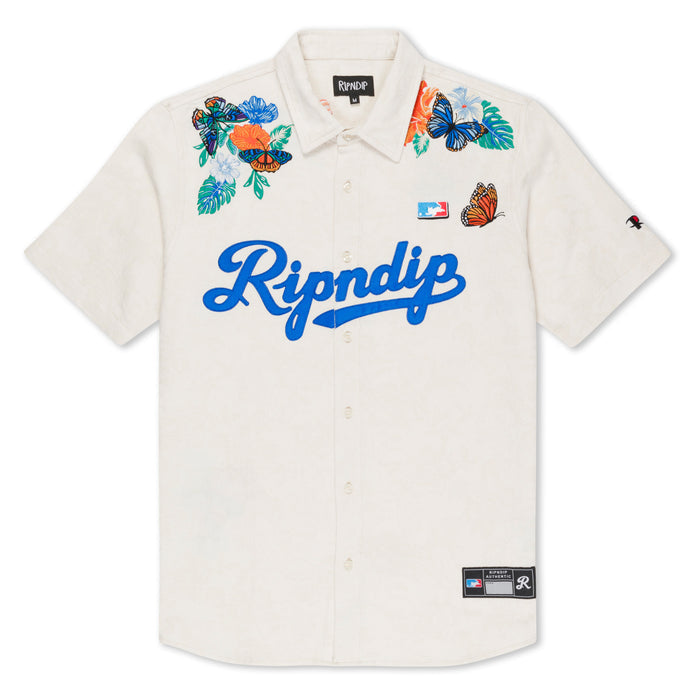 385394 Los Ripndip Button Up (Off White)