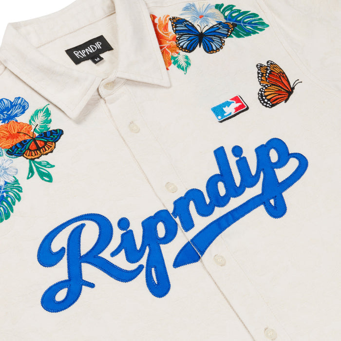 385394 Los Ripndip Button Up (Off White)
