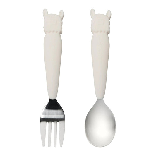 Loulou Lollipop - Kids Utensils Set: Llama