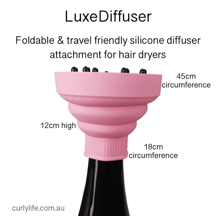 LuxeDiffuser Silicone Hair Diffuser Attachment