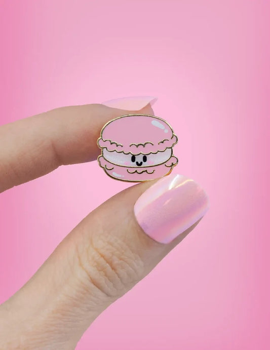 Macaron enamel pin