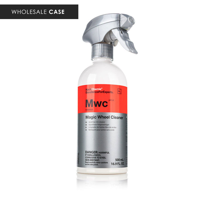 Koch-Chemie Magic Wheel Cleaner 500ml front view with the text "Wholesale Case" on a white background.