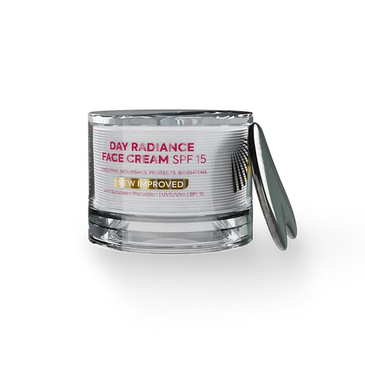 Makari Day Radiance Cream  Face SPF15 Smooths.