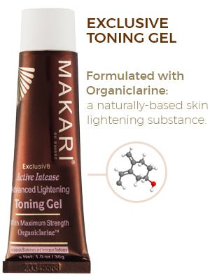 MAKARI EXCLUSIVE - TONING GEL. Lightens spots. Clarifies. Unifies. - ShanShar Beauty : The world of beauty.