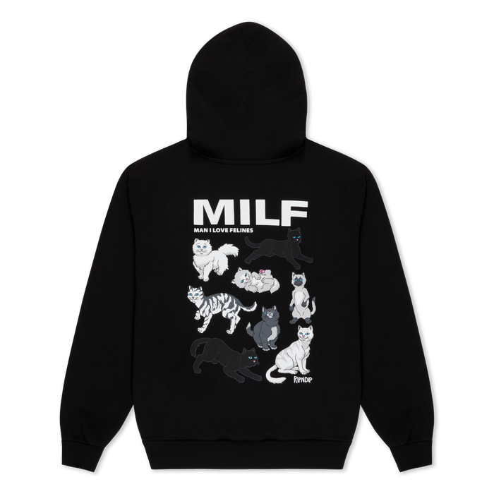 RIPNDIP Man I Love Felines Hoodie (Black)