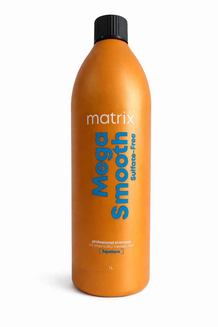 Matrix mega smooth amino acid + shea butter shampoo 1000 ml (sulfate free)