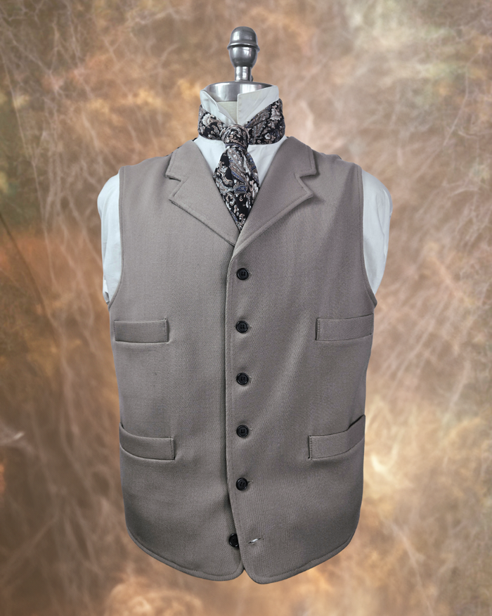 Men's Notch Vest - Granite Gabardine