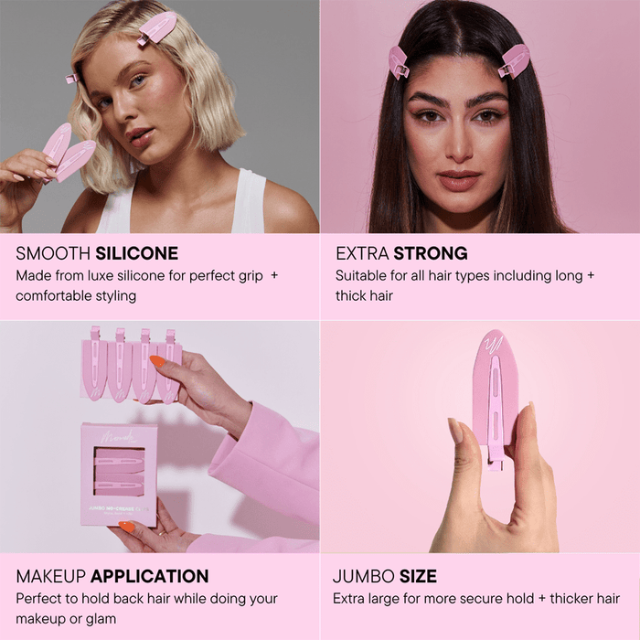 Mermade Hair Jumbo No - Crease Clips - Beauty Tribe