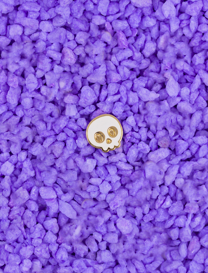 Mini Skull enamel pin