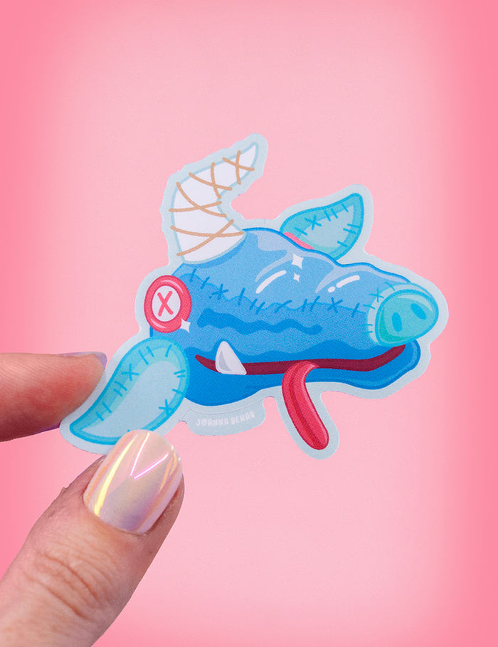 Moblin mask vinyl sticker