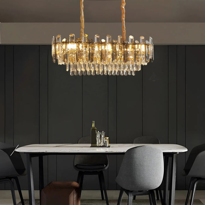 Modern Crystal Ceiling Light Chandeliers with Crystal Hanging Lamp~4802