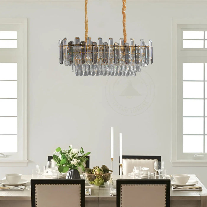 Modern Crystal Ceiling Light Chandeliers with Crystal Hanging Lamp~4802