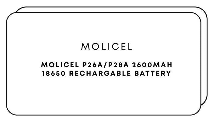 Molicel P26A/P28A 2600mAh 18650 Rechargeable Battery | One Colour-Image 1