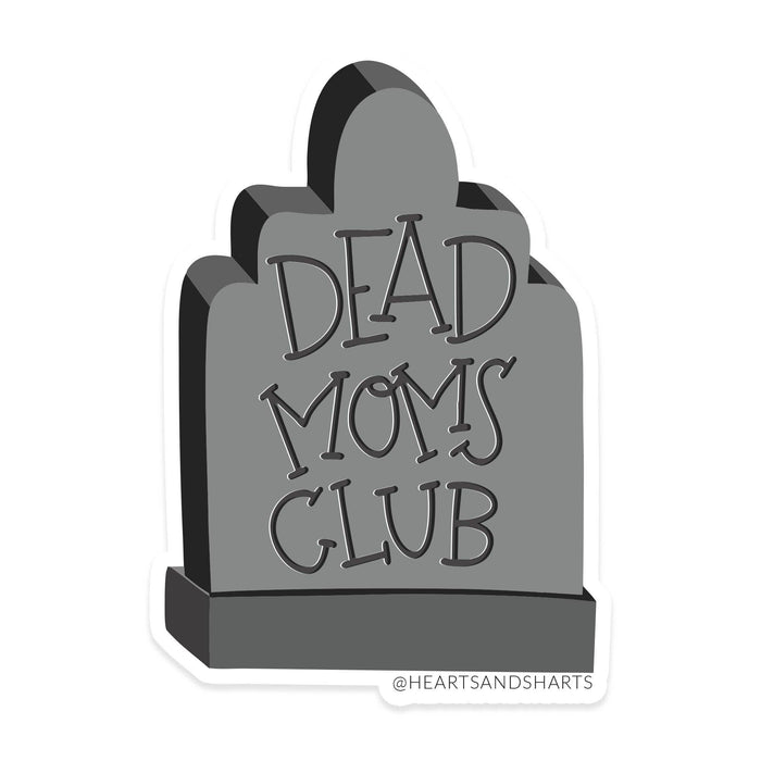 MOMS CLUB 3X3 ILLUSTRATED VINYL STICKER - NO AI