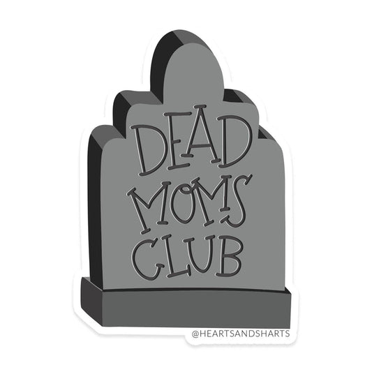 MOMS CLUB 3X3 ILLUSTRATED VINYL STICKER - NO AI