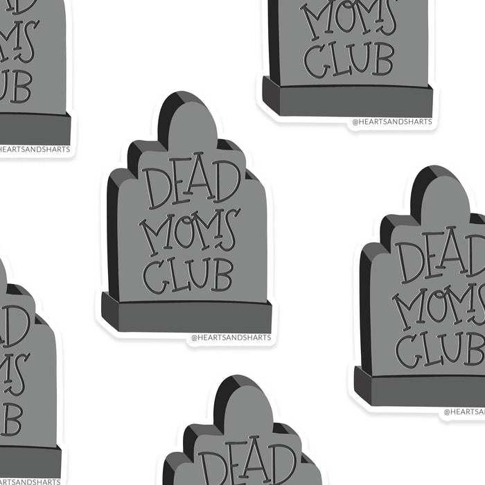 MOMS CLUB 3X3 ILLUSTRATED VINYL STICKER - NO AI