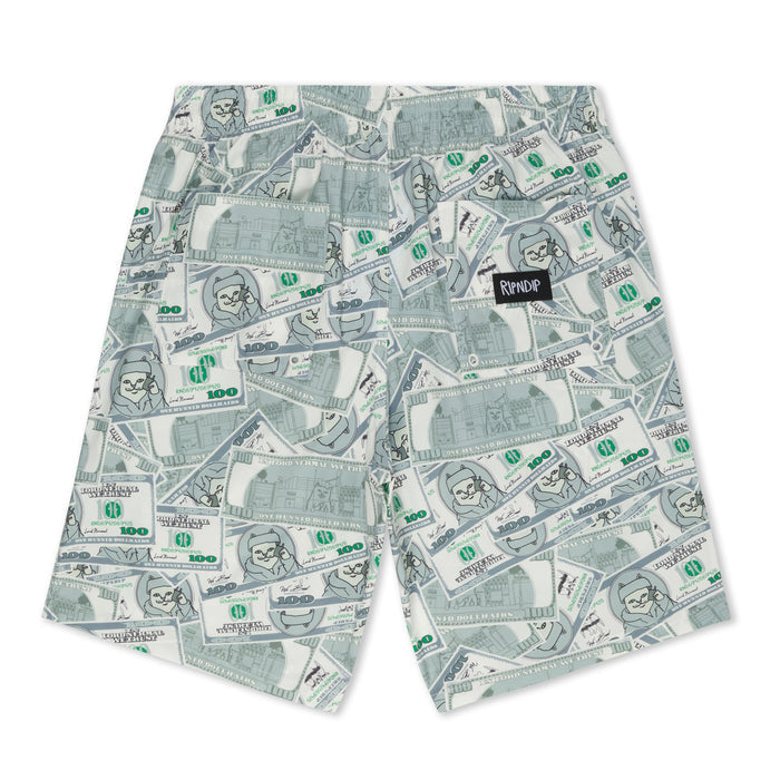 RIPNDIP Moneybag Swim Shorts (Olive)