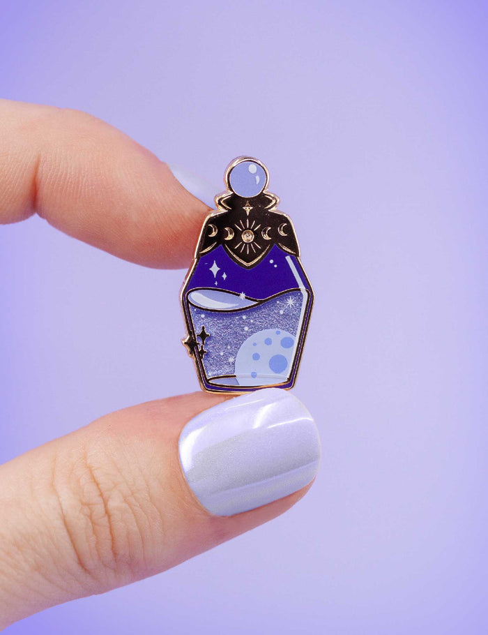 Moonwater potion enamel pin