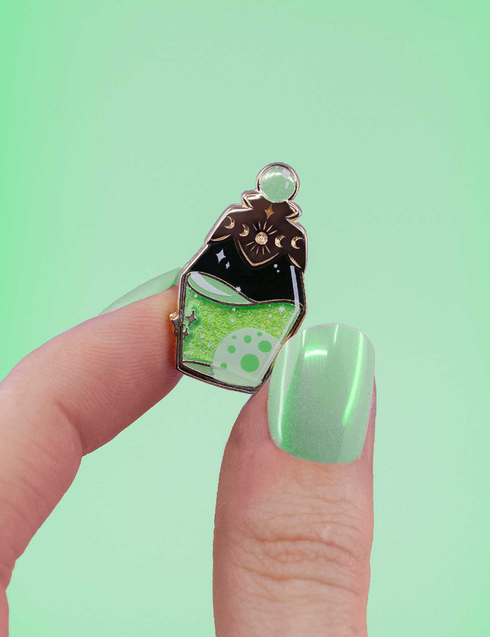 Moonwater potion enamel pin