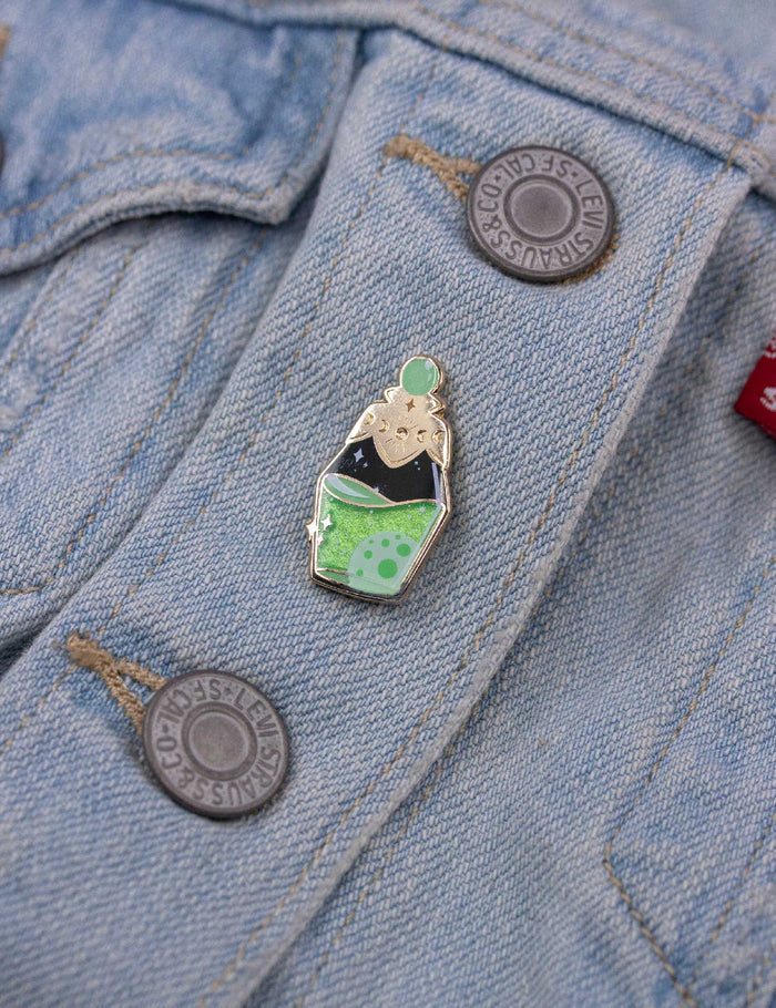 Moonwater potion enamel pin