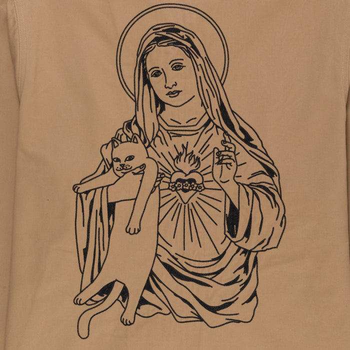 RIPNDIP Mother Mary Work Jacket (Tan)