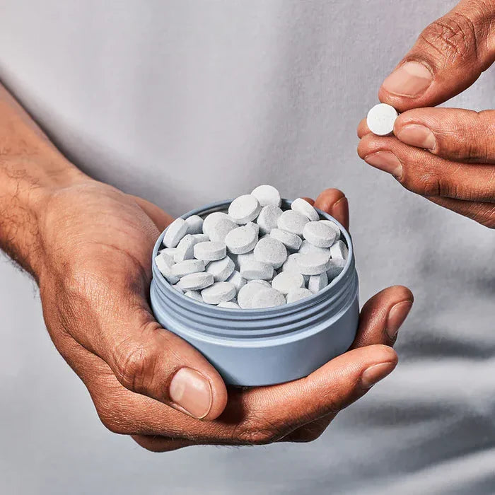Huppy Mouthwash Tablets Mouthwash Tablets - Zero Waste Mouthwash - All Natural, Plastic-Free, Refillable, 124 ct.