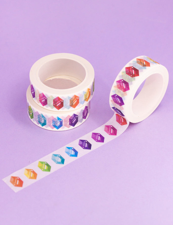 Multicolor gems Washi tape
