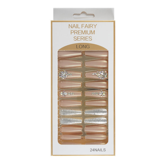 Nail Fairy Premium Series Long Nail 24Nails - ikatehouse
