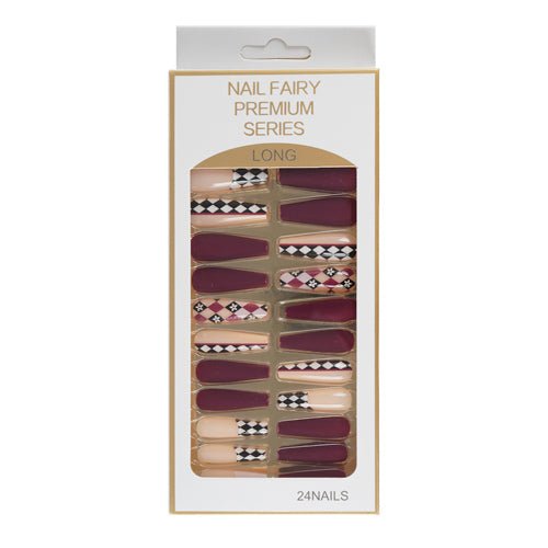Nail Fairy Premium Series Long Nail 24Nails - ikatehouse
