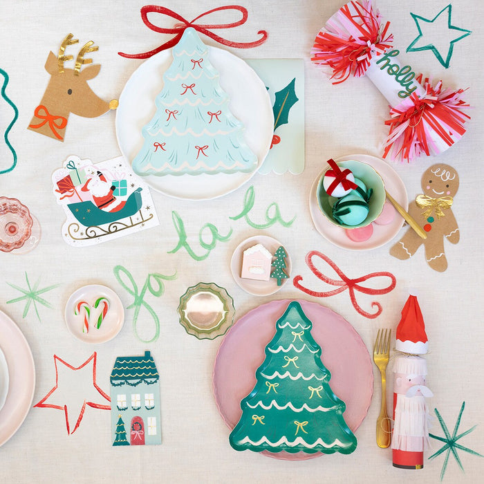 Meri Meri - Napkins - Sleigh - Lifestyle Cut