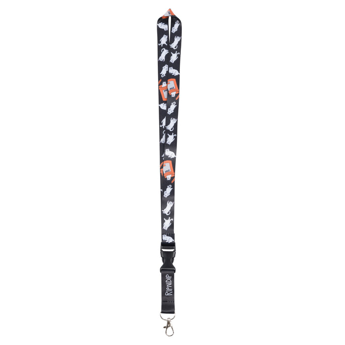 RIPNDIP Nermal Pills Lanyard (Black)