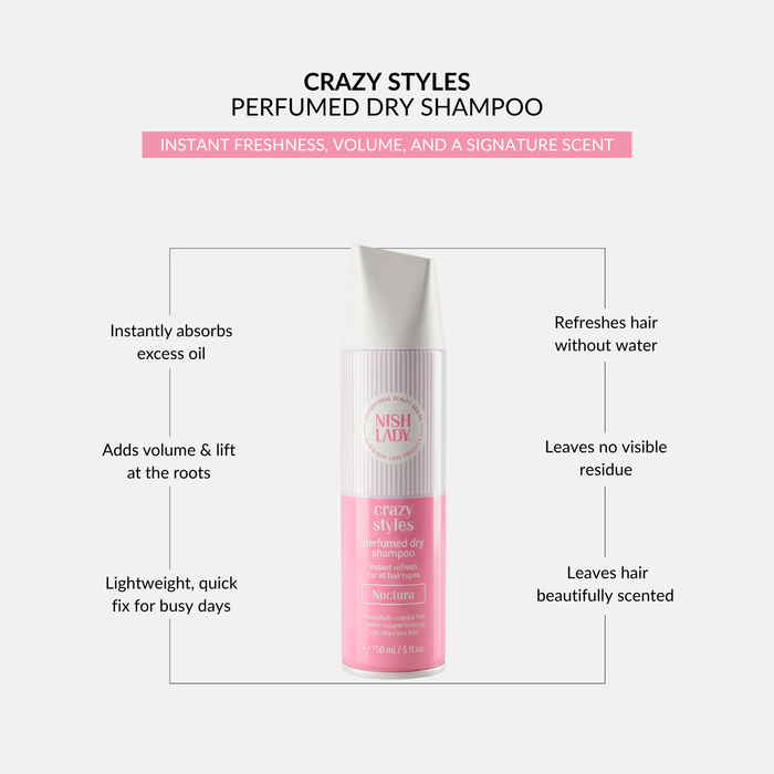 NishLady Perfume Dry Shampoo - Noctura