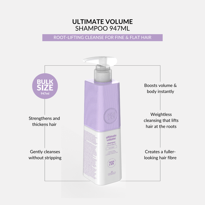 NishLady Ultimate Volume Shampoo - 947ml