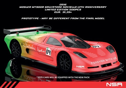 NSR0516SW3 MOSLER MT900R SALVATORE NOVIELLO 12th ANNIVERSARY LIMITED EDITION EVO3 SW SHARK 25K EVO