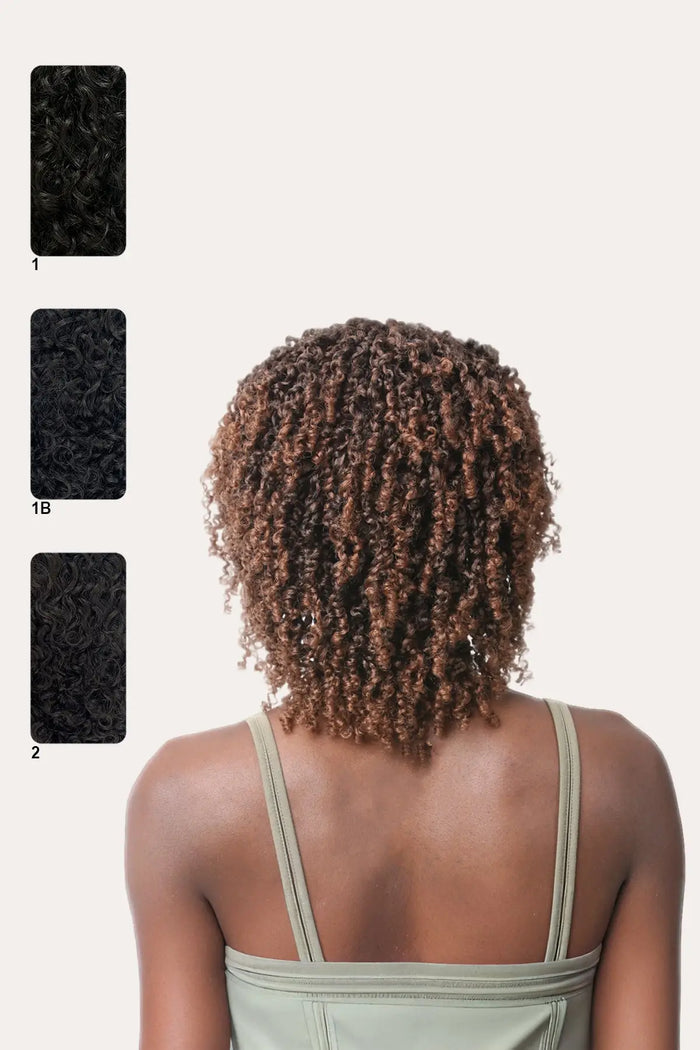 NUTIQUE ILLUZE GLUELESS WIG HD LACE PART - YANKY TWIST 14" NUTIQUE