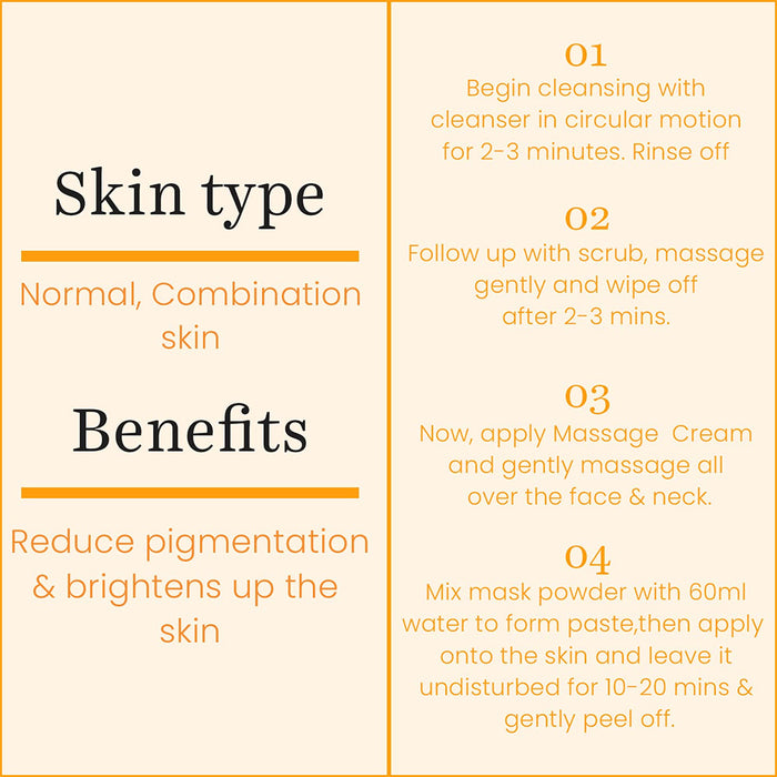 O3+ Vitamin-C Facial Single Dose Kit (45 G)