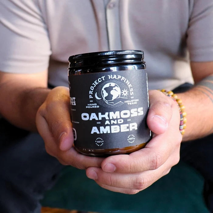 Oakmoss and Amber Soy Candle - 8oz