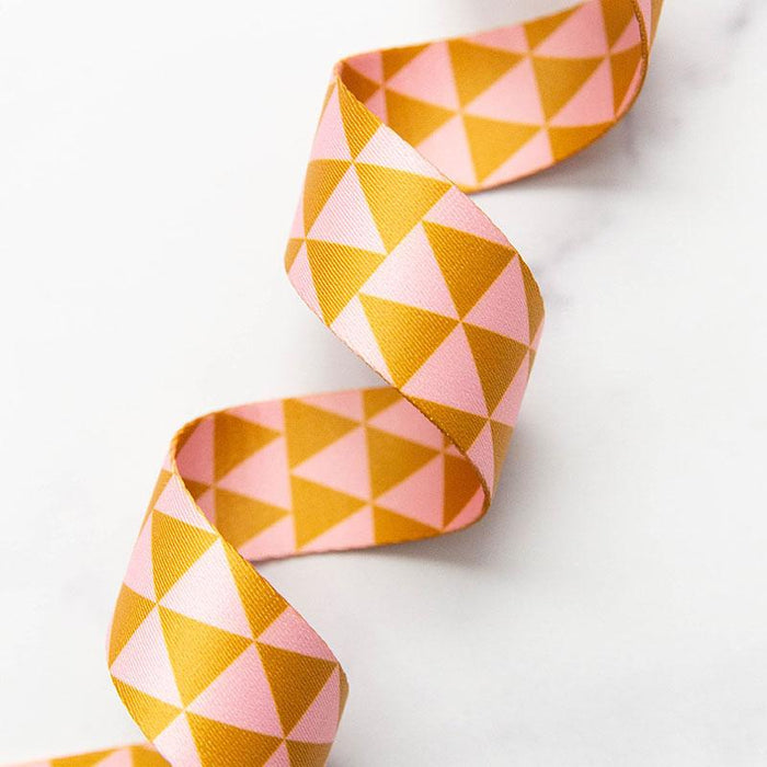 Ochre Triangle 1.5" Webbing